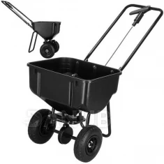 Kerti vetőgép kerekeken - 25 kg - fekete