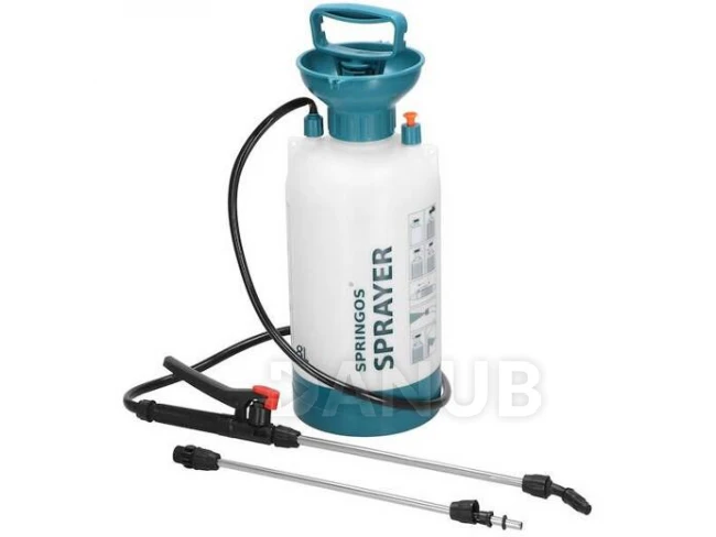 Kerti nyomásos permetezőgép növényekhez - kézi - 8L