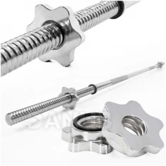 Súlyemelő egyenes rúd 28 mm-es menettel – 180 cm