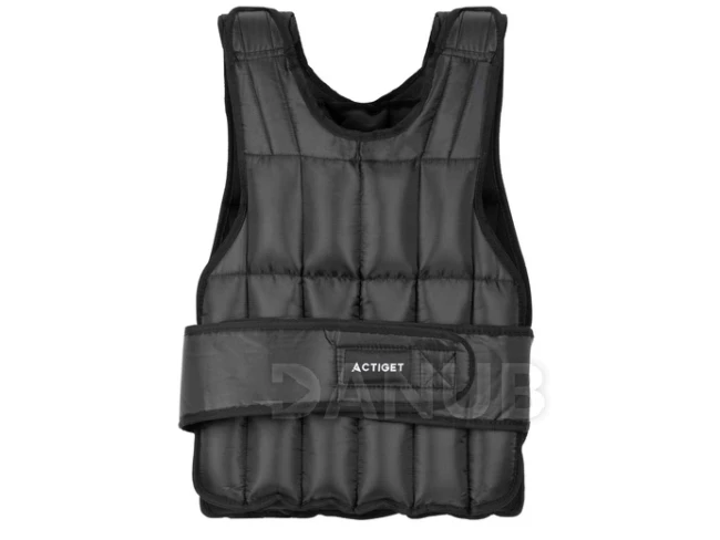 Terheléses edzőmellény 10 kg teherbírással – állítható – fekete