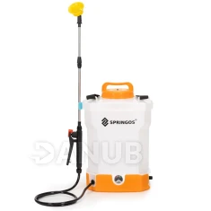 9 literes kerti permetező – fehér, narancssárga