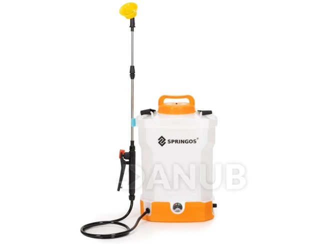 9 literes kerti permetező – fehér, narancssárga