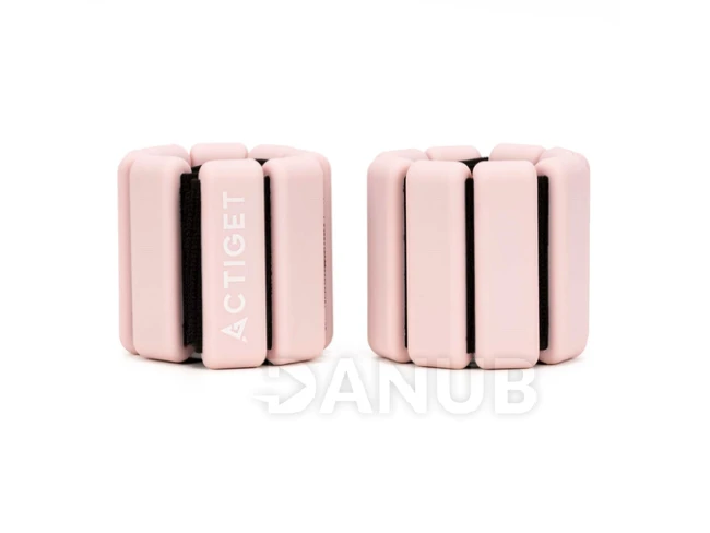 Kéz- és lábsúlyok - 2x0,5kg - világos rózsaszín