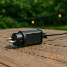 4,8 W-os napájtó adapter napernyőhöz - fekete